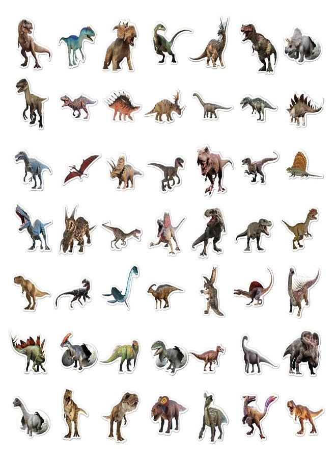 AIPULIDUO 100Pcs of Waterproof Vinyl Dinosaur Stickers Featuring Jurassic-Themed Designs, Ideal for Children, Teens, and Enthusiasts. Suitable for Use On Water Bottles, Laptops, Skateboards A - Image 3